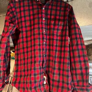 Vintage Sir Pendleton 100% Virgin Wool Plaid Shirt Made in USA M